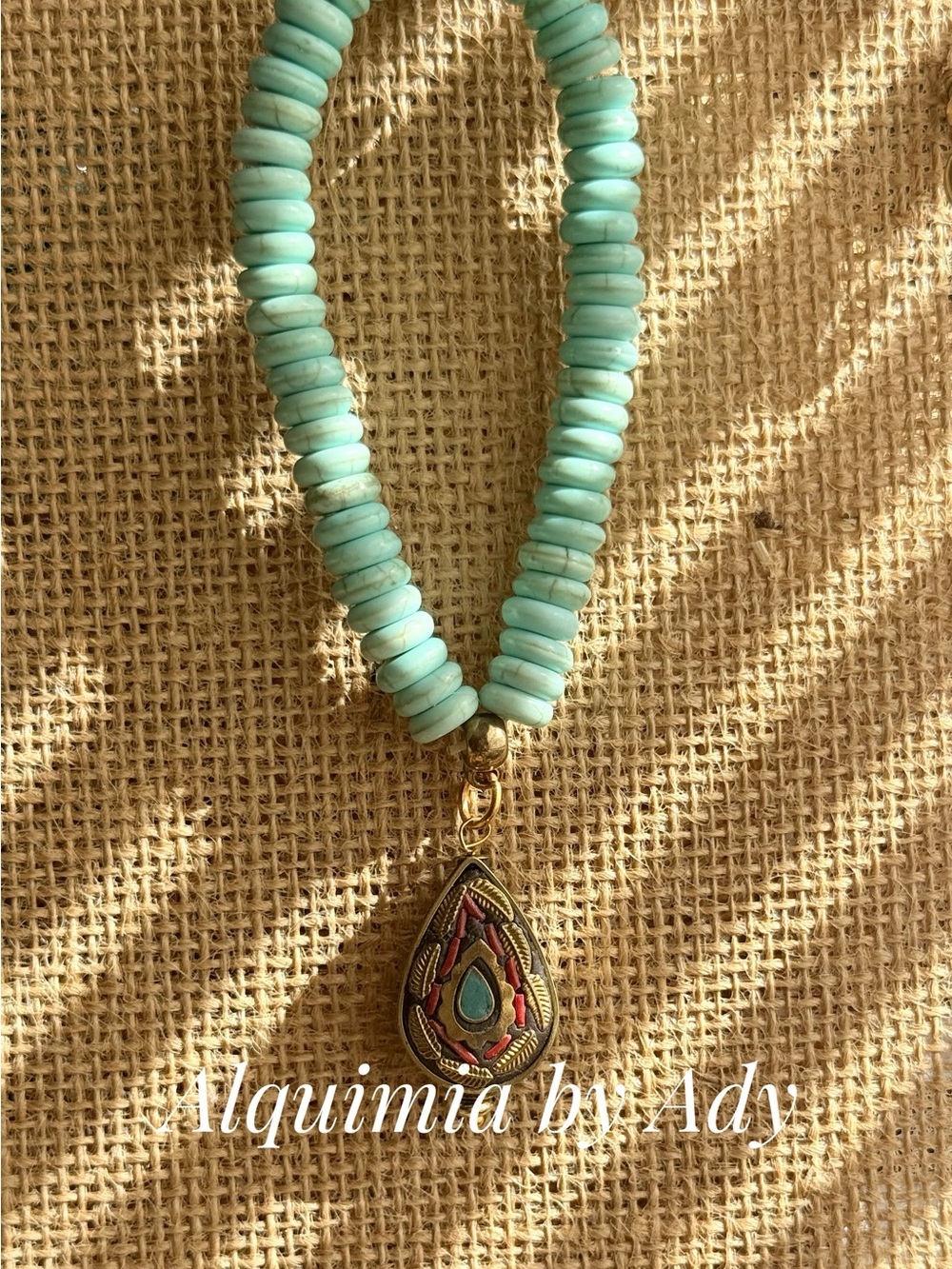 Turquoise Aqua and Teal Beaded Women's Bracelet